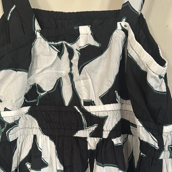 Lane Bryant Black and White Halter Midi Sundress - Picture 3 of 10